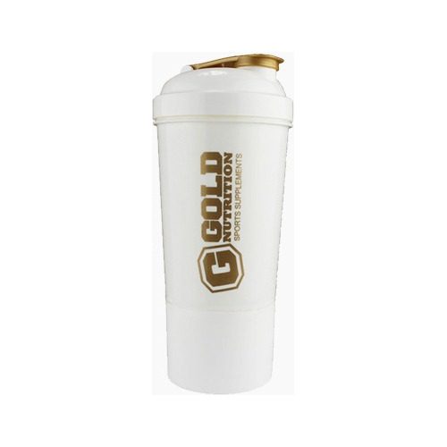 Shaker 2 En 1 - Compartimento + Antigrumos - Gold Nutrition