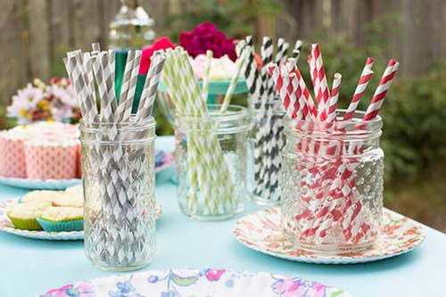 Pitillos 25 Tornasol Decorativo Fiestas Reuniones Bares