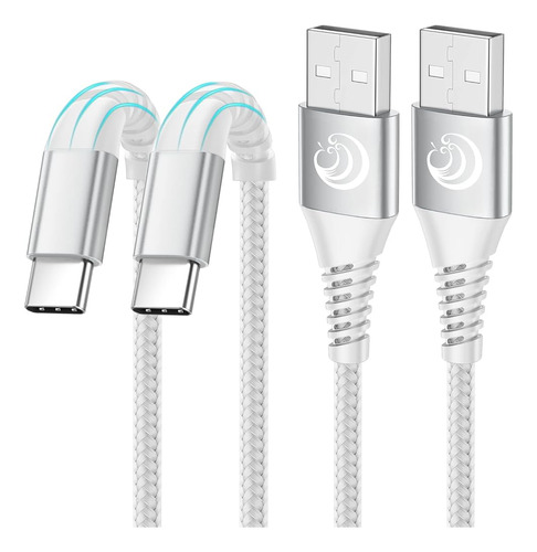 Cable Yosou Usb C 10ft 2pack, 3.1a Tipo C Cargador Cable De 