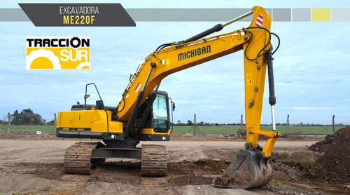 Imagen 2 de 15 de Excavadora Michigan Orugas Me220 Cummins 1 Mt Cubico Nueva
