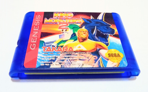 Cartucho Juego King Of The Monsters 2 Sega Genesis 16 Bits