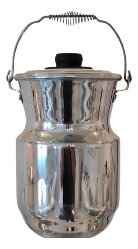 Olla Chocolatera Aluminio Capricornio 4l Plateado