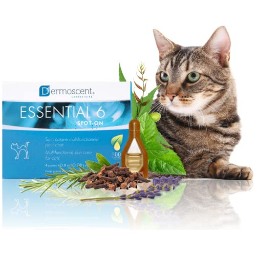 Essential 6 Spot-on For Cats - Skin Care For Dandruff D...