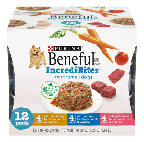 Purina Beneful Incredibites - Paquete De Alimento Humedo Par