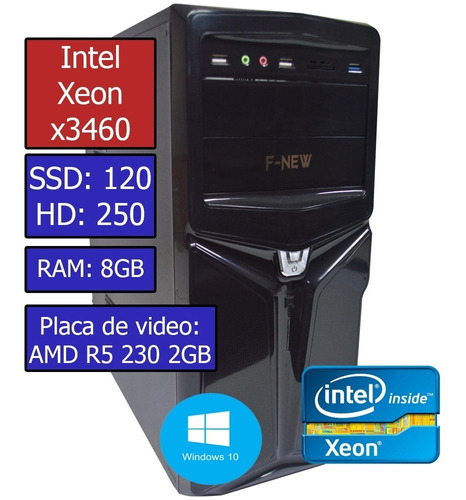 Computador Gamer Intel I5, 8gb De Ram, 120gb Ssd