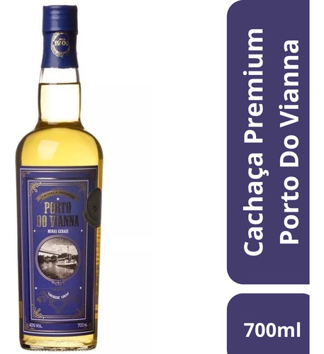 Cachaça Premium Porto Do Vianna Garrafa De 700ml Gouveia Brasil