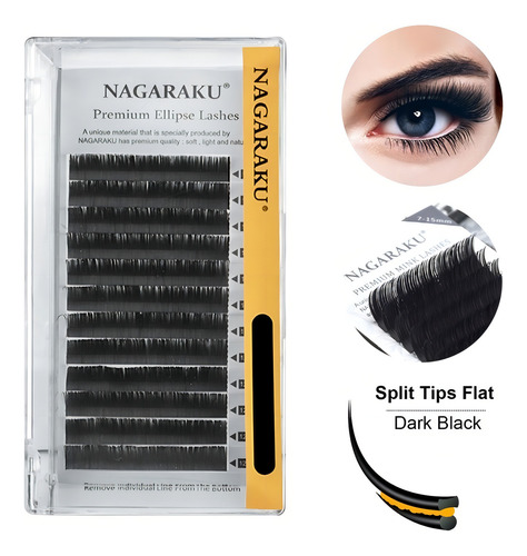 Hilo para pestañas Mix Premium Matte Elipse, 1 unidad