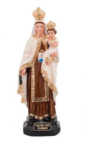 Virgen Del Carmen Figura Estatuilla/ 63 Cm (tamaño Grande )