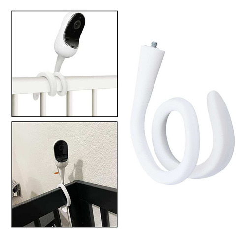 Soporte Flexible Para Cámara De Monitor De Bebé Con Blanco