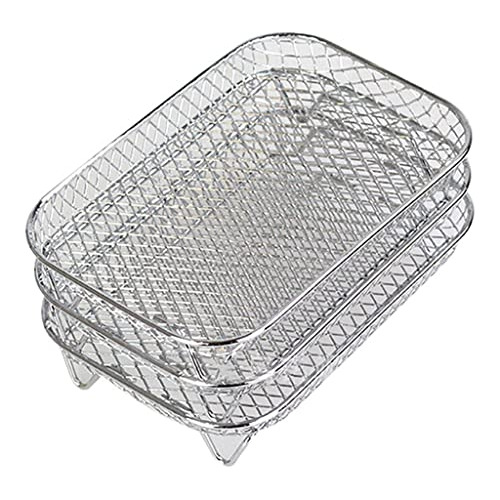 Doubao Air Fryer Rack, 3-layer Food Dehydrator Rack Toast Ra