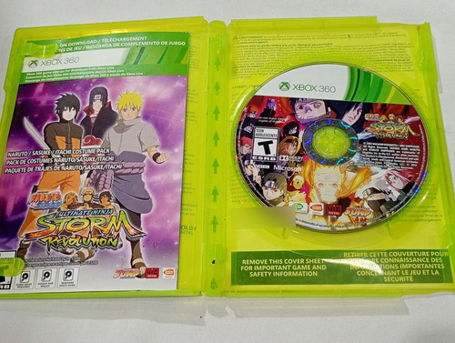 Naruto Storm Revolution Xbox 360 Juego Físico (Usado)