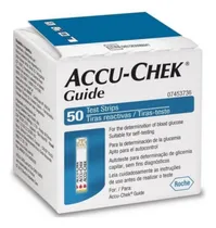 Comprar Tiras Reactivas Accu Chek Guide - 2 Cajas De 50 Unidades