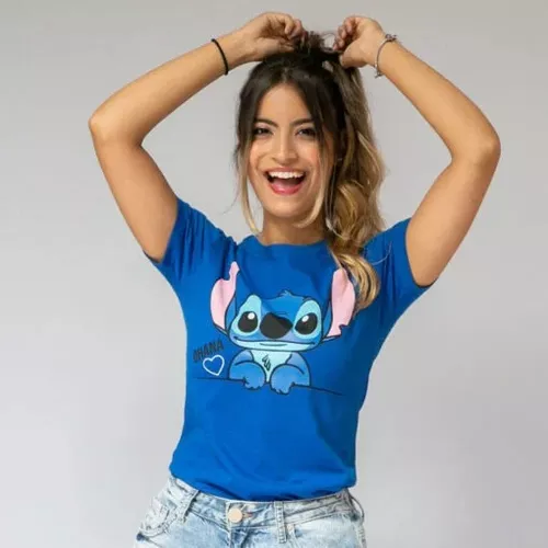 Camiseta Feminina Lilo E Stitch Tshirt Stitch Triste 23