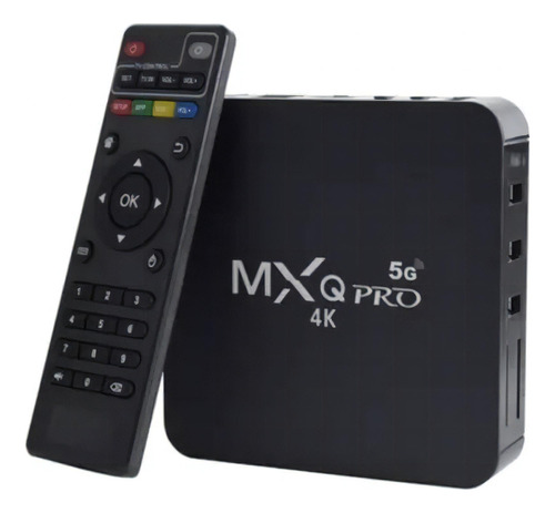 Tv Box 4k Pro 5g Tu Televisor Se Convierte En Una Smart Tv Color Negro