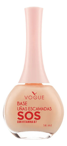 Esmalte Vogue Base De Uñas Nude 14 Ml
