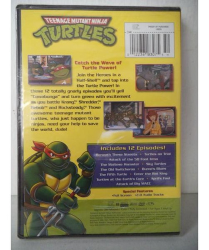 Imagen 2 de 3 de Tortugas Ninja Vol 3 Teenage Mutant Ninja Dvd