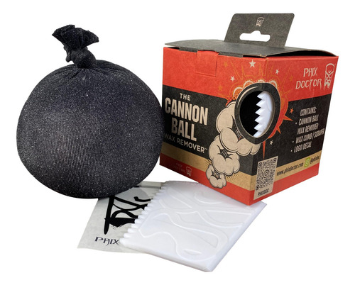 The Cannon Ball Wax Remover W/ Wax Comb & Complete Ding Repa
