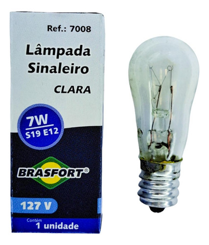 Lampada Para Sinaleiro Brasfort E-12 127v