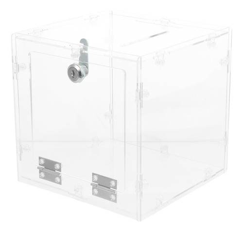 Caja De Donación Con Pantalla De Acrílico Transparente, Urna