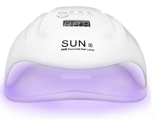 Cabina Uv Led Sun 54w Uñas Esculpidas Gelificadas Semipermanentes Secado Uv Ohmyshop