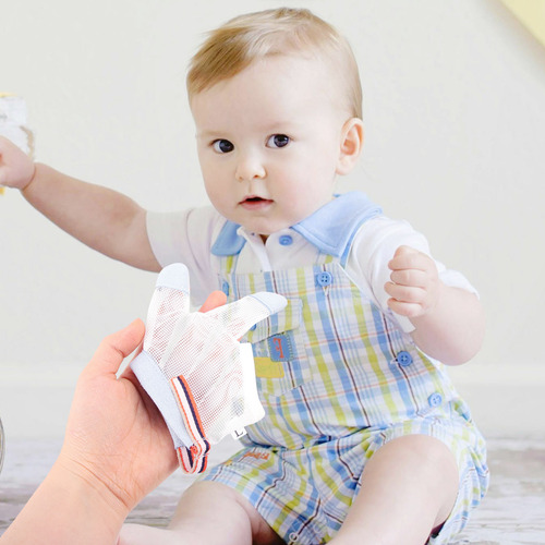 2 Pares De Guantes De Malla Para Bebés, Guantes Unisex De Na