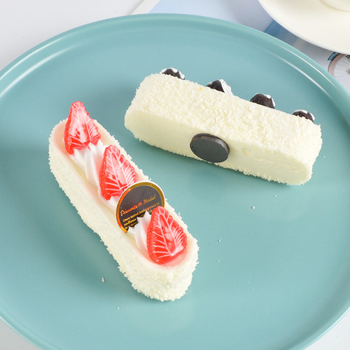 Strawberry Cake - Fruit Cheese Sour Milk Cake Bread Food