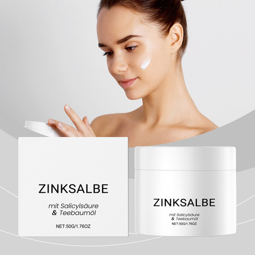 Ungüento De Zinc De 50 G Con Aceite De Árbol De Té Y Antisal