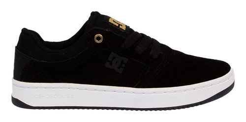 Zapatillas Dc Shoes Modelo Crisis Ss Negro Dorado Mujer