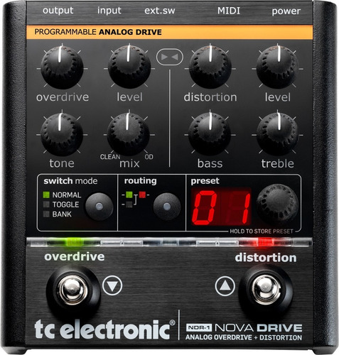 Pedal Guitarra Nova Drive Tc Electronic