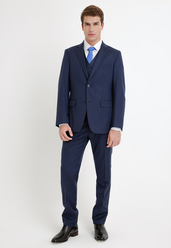 Traje Hombre Formal Business Azul Marino Trial