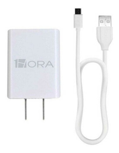 Combo Cargador Carga Rápida Y Cable Micro Usb V8 1hora