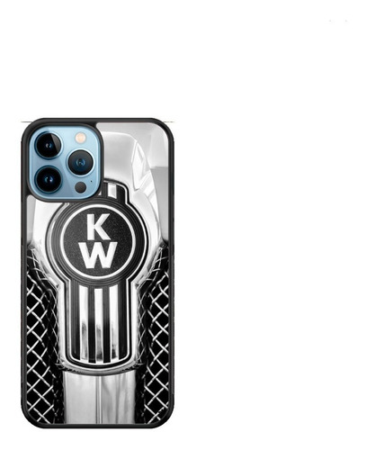 Funda Protector Para iPhone Kenworth Logo Gris