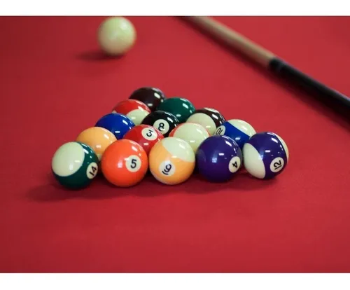 Set Juego Bolas De Mesa De Billar Pool X16 Standard Completo