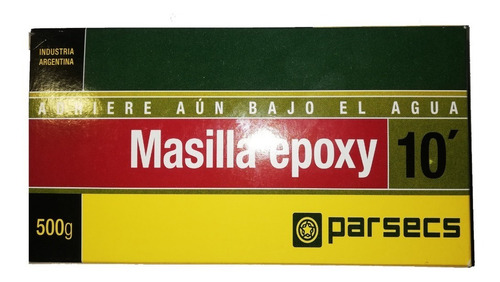 Masilla Epoxi Parsecs 10 Minutos 500grs 