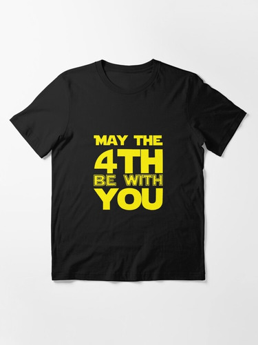Star Wars Remera Negra May The 4th Be With You 049