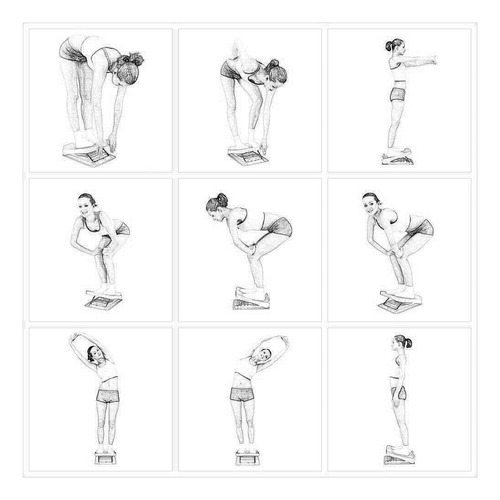 Moderna Tabla Para Pantorrillas De Entrenamiento En Casa