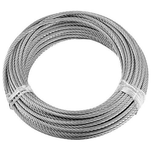 Cable De Alambre De 98.5 Pies Y 1/4 De Pulgada, Cable D...