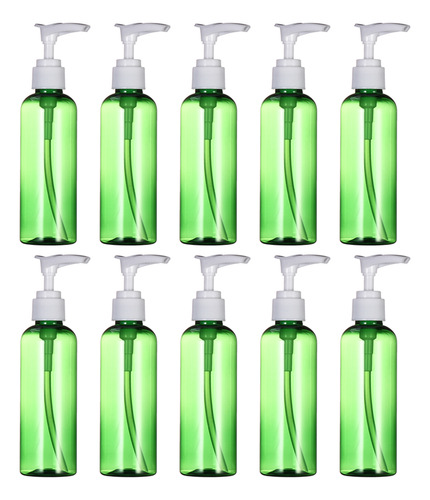 Botellas Dosificadoras De Champú Vacías De Color Verde, Paqu