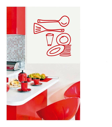 Imagen 3 de 4 de Vinilos Decorativos De Pared - Para Cocina