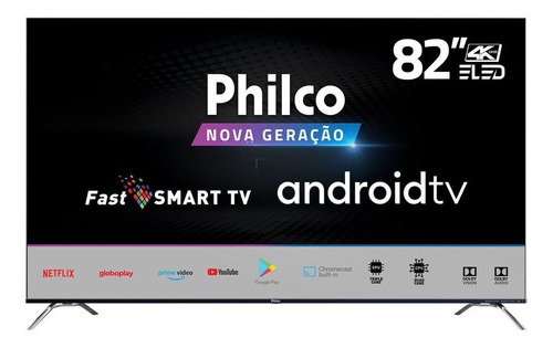 Imagem 1 de 3 de Smart TV Philco PTV82K90AGIB ELED 4K 82" 110V/240V