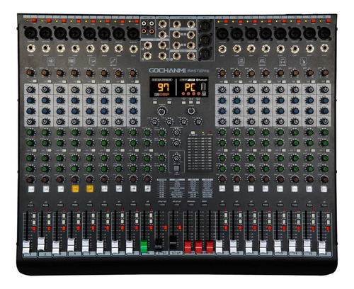 Gochanmi Consola Mixer Audio 16 Canales 199dsp 48v Bt Usb Eq