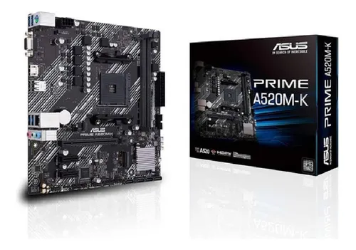 Placa Madre Asus Prime A520m-k Am4 Amd Ryzen Micro Atx