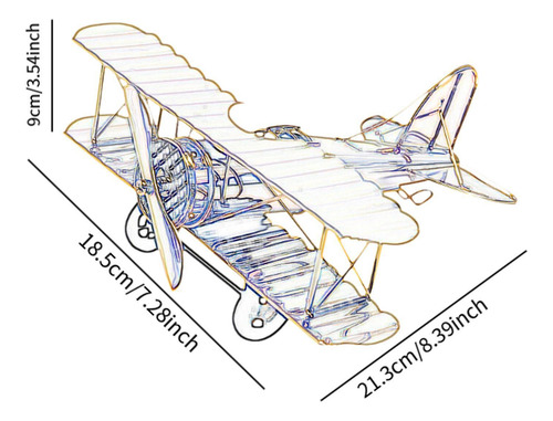 Avión De Hierro, Avión Biplano, Planeador, L Plata