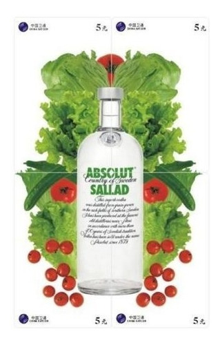 Absolut Vodka - 8 Rompecabezas Con Tarjetas Telefonicas