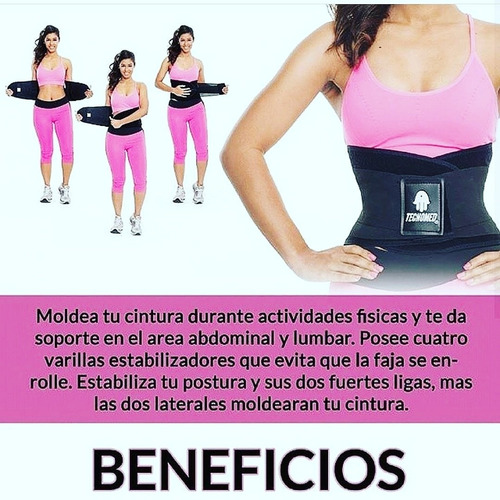 Faja Cinturilla Reductora Tecnomed Originales Mayor Y Detal