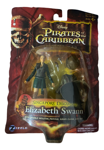 Figura Elizabeth Swann Piratas Del Caribe Zizzle 10 Cm