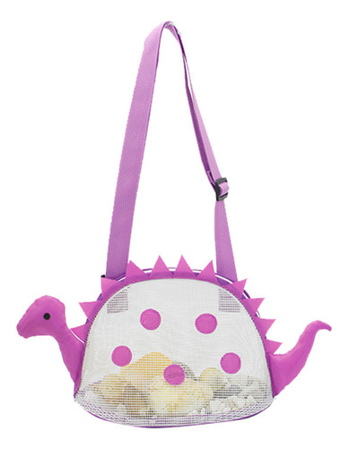 Soku Bolso Playa Niños Organizador Juguetes Viaje Dinosaurio Color Violeta