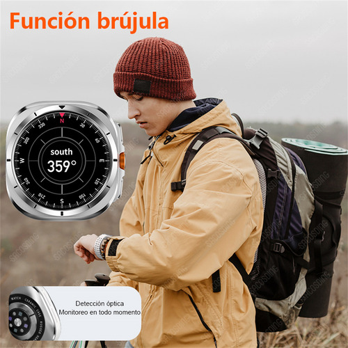 Smartwatch Reloj Inteligente Hombres Gps Track Para Android