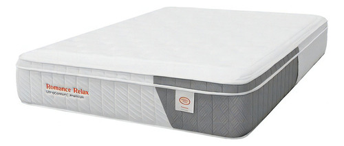 Colchón Sencillo de espuma Romance Relax  Ultra Confort Premium blanco - 120cm x 190cm x 34cm