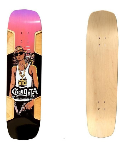 Shape Rio Skateboards Gangsta 36 - Longboard Skate Maple